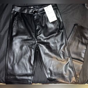Zara leather pants